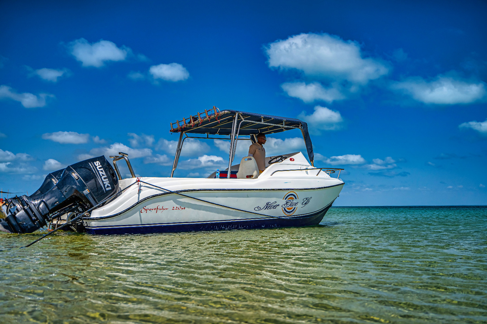 Never Give Up — Sportfisher 220xt